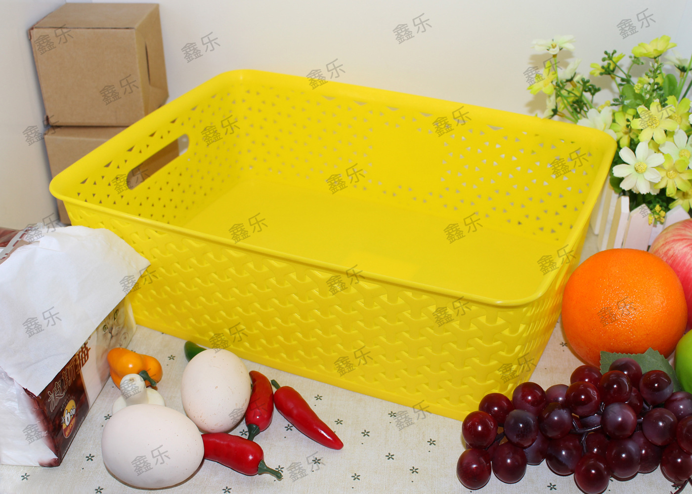 浙江臺(tái)州塑料收納好物 長(zhǎng)方形收納筐的實(shí)用妙招